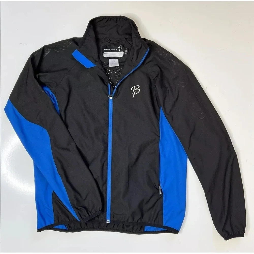 Bjorn Daehlie Nordic Windbreaker Jacket‎ Black Blue XC Ski / Men's Size Medium
